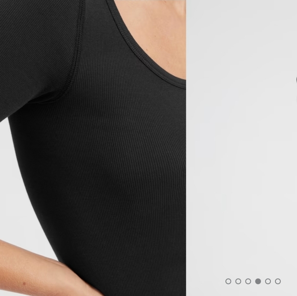 Everlane The Pima Microrib Scoopneck Tee Sz XXS - Picture 3 of 10